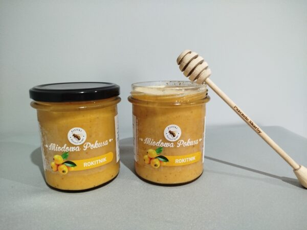 Miodowa Pokusa z rokitnikiem 440g